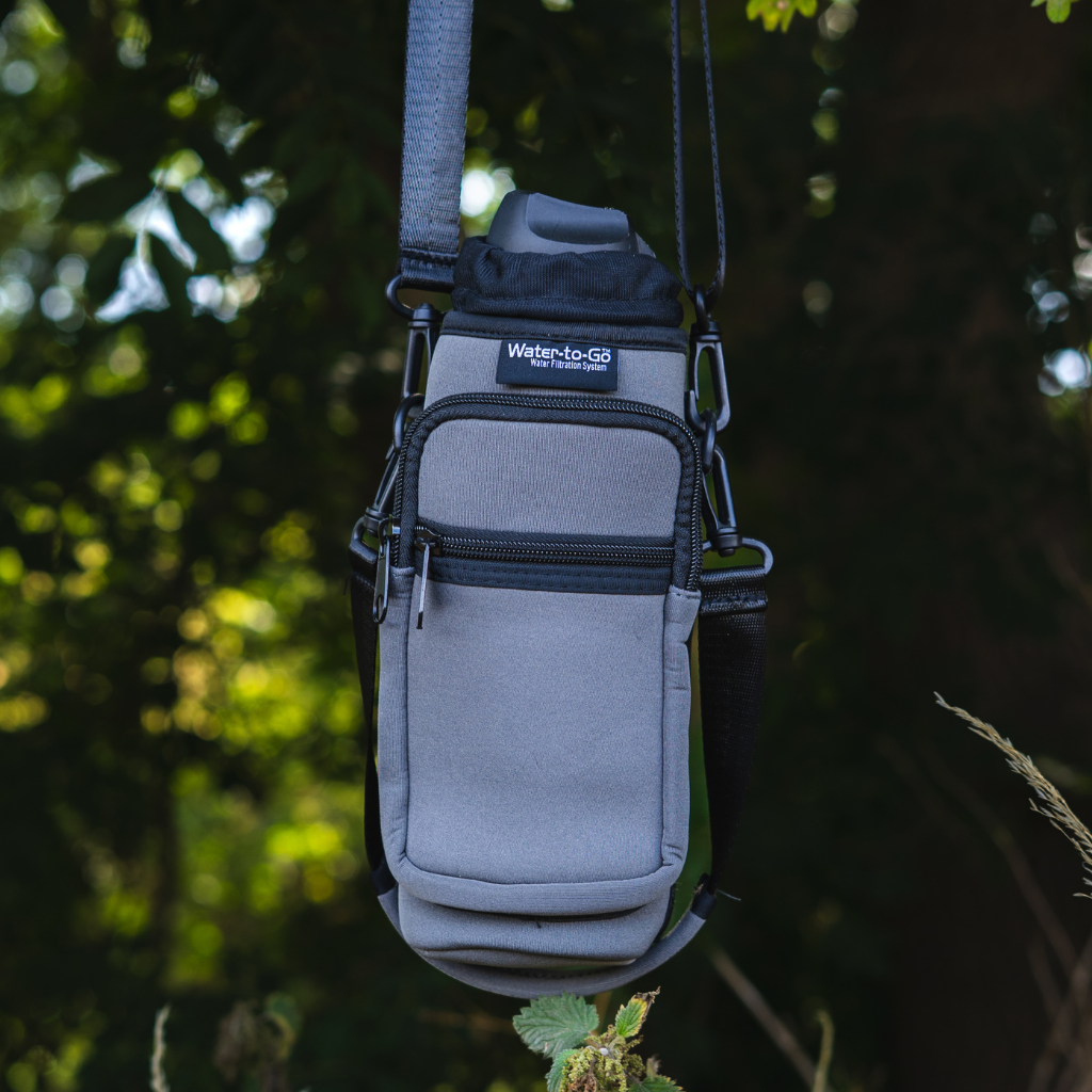 Water-to-Go Isolerende Draagtas – verstelbare waterfles tas / waterfles houder