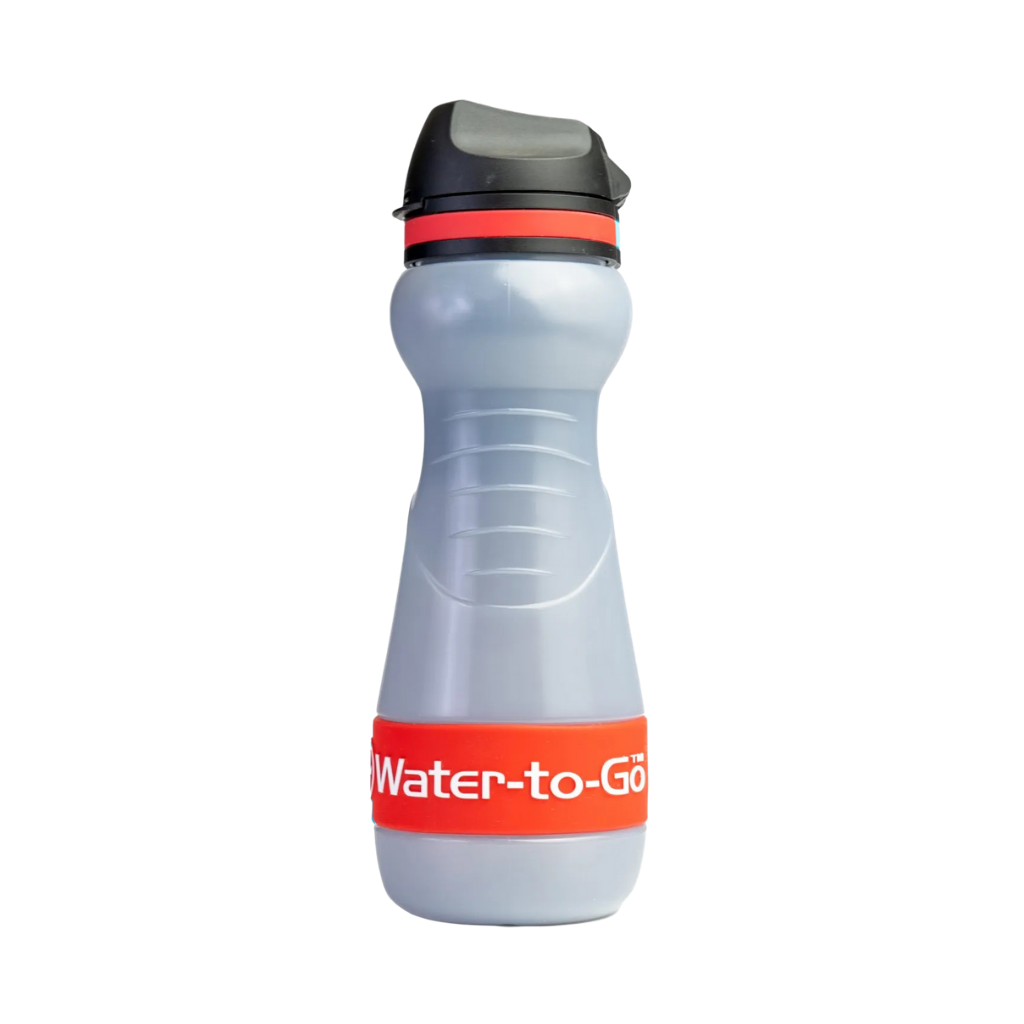 Waterfilter voor noodpakket en noodsituaties – Water-to-Go Eco-Active 55cl in Rood